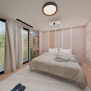 chambre beige 13m2
