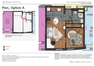 petit appartement 35m2_03_Plan projet A